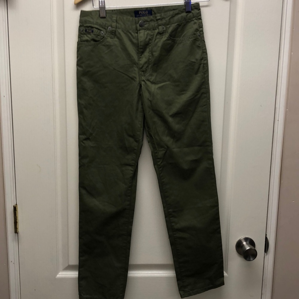 Polo army green pants